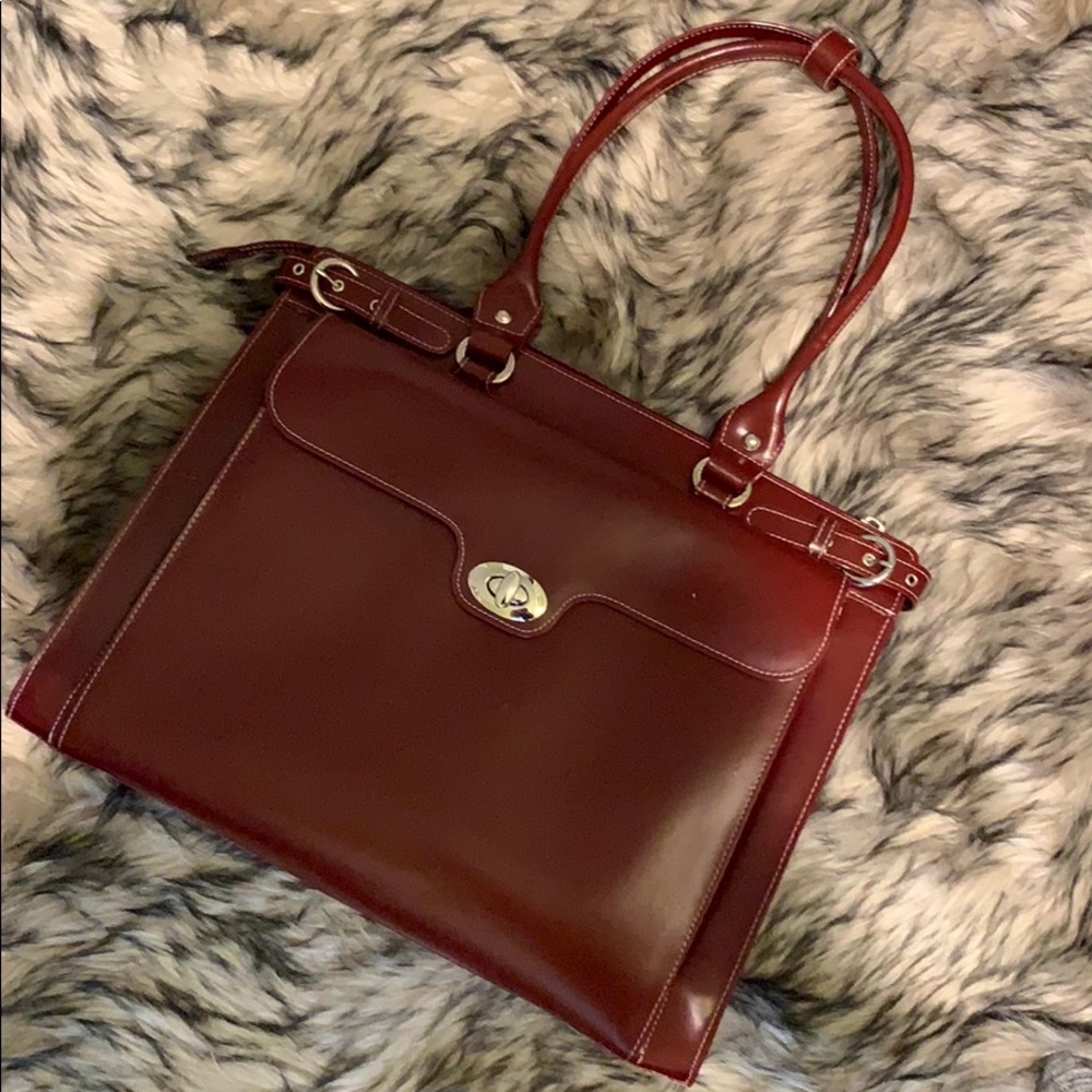 Large Authentic Leather Laptop Bag